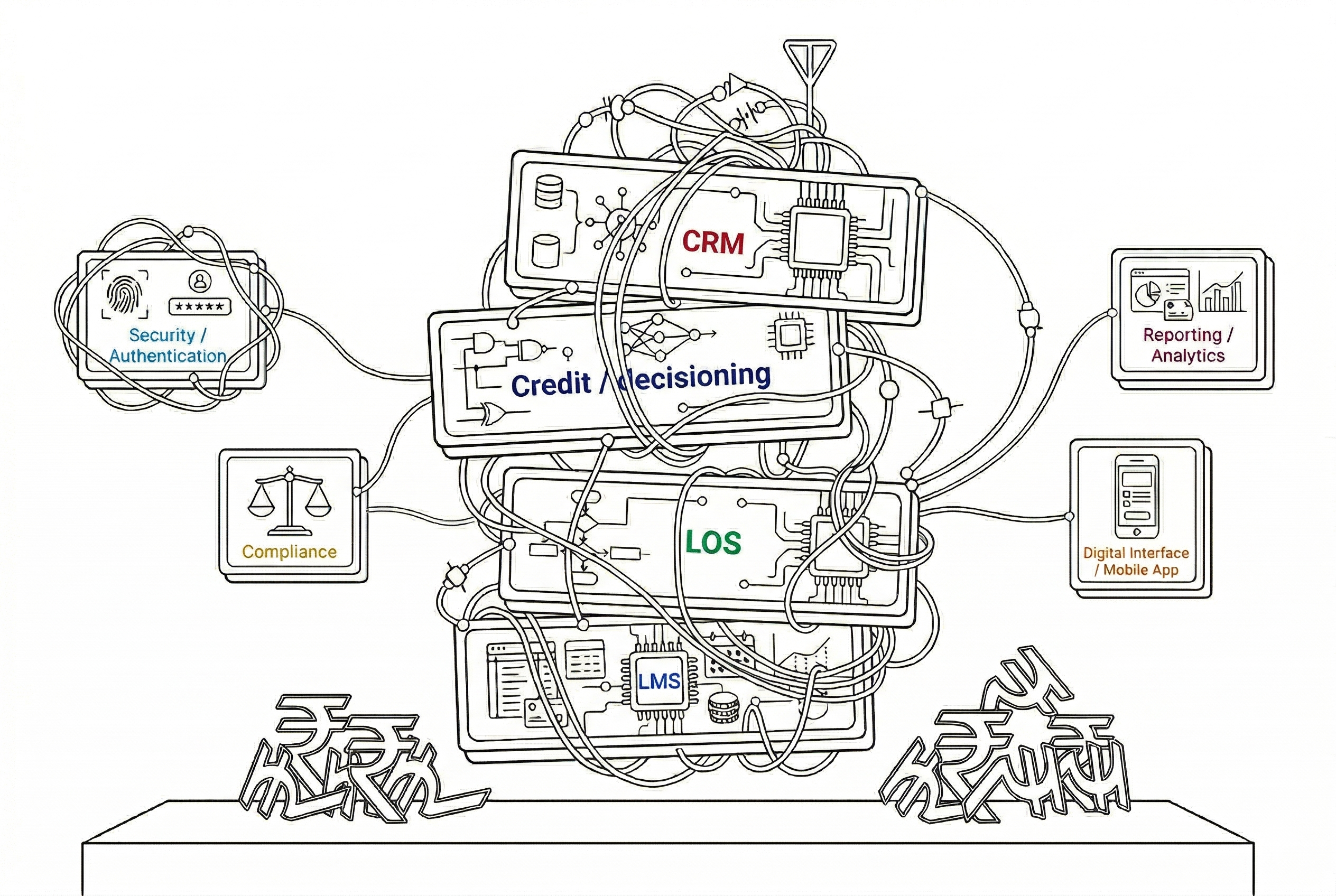 The Strange Logic of the Lending Stack