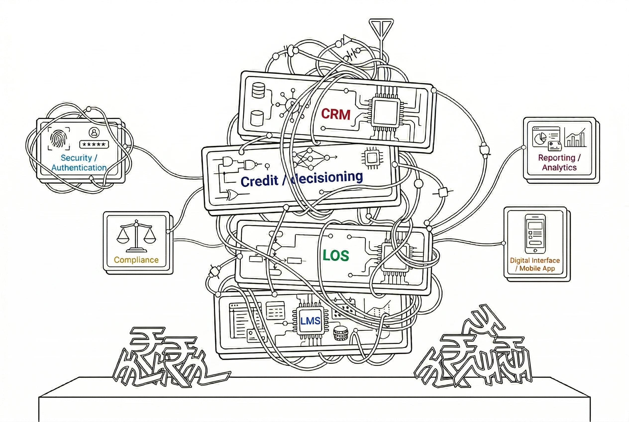 The Strange Logic of the Lending Stack